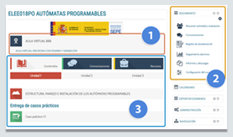 formación presencial a través del aula virtual