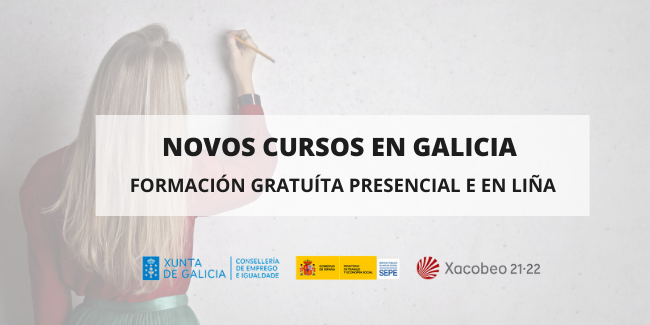 🚀 Cursos gratuítos en Galicia: Xacobeo 2021-2022