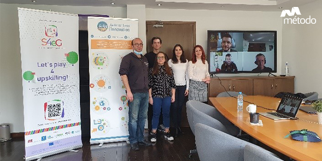 Fotografía de la 3ª reunión del proyecto S4EG sobre habilidades para el empleo a través de la gamificación.