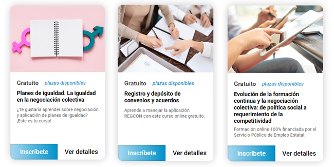 Formación gratuita en Negociación Colectiva y Diálogo Social: cursos disponibles.