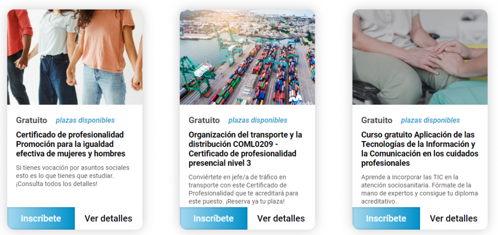 cursos gratuitos en Murcia